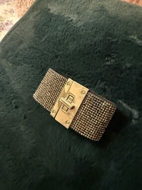 Crystal Mesh Statement Bracelet